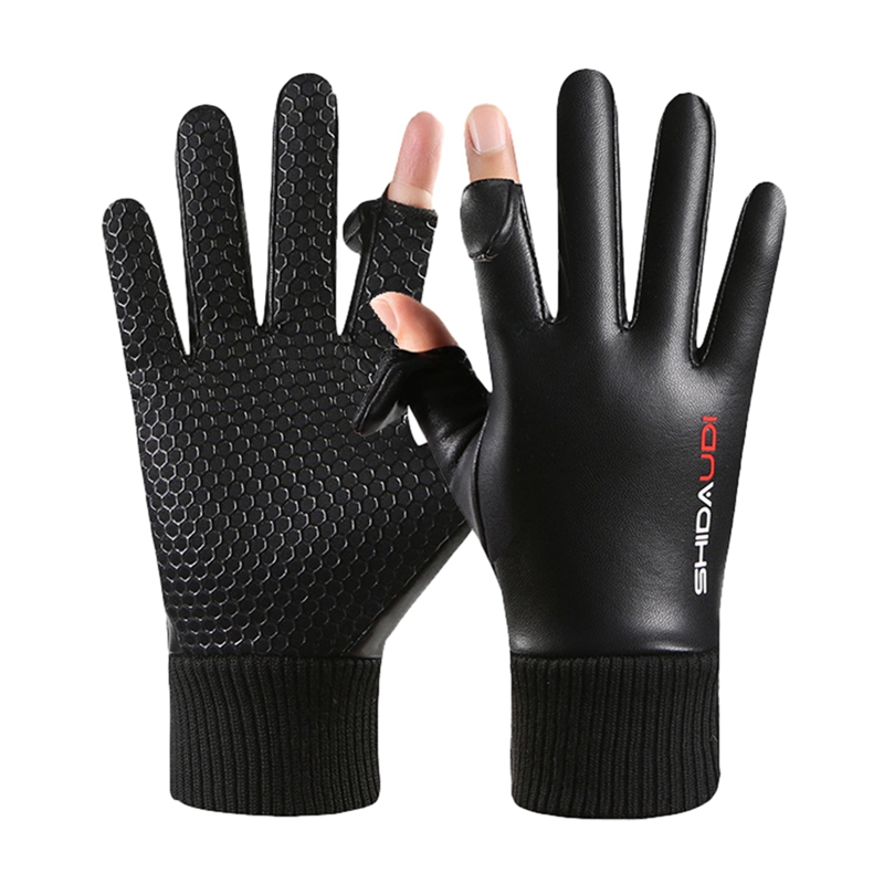 Waterproof Mitten Ski - ถุงมือมอเตอร์ไซค์บุขนแกะกันความร้อน หน้าจอสัมผัส กันน้ำ ปิดคลุมนิ้วเต็มรูปแบบ สำหรับขี่มอเตอร์ไซค์ จักรยาน