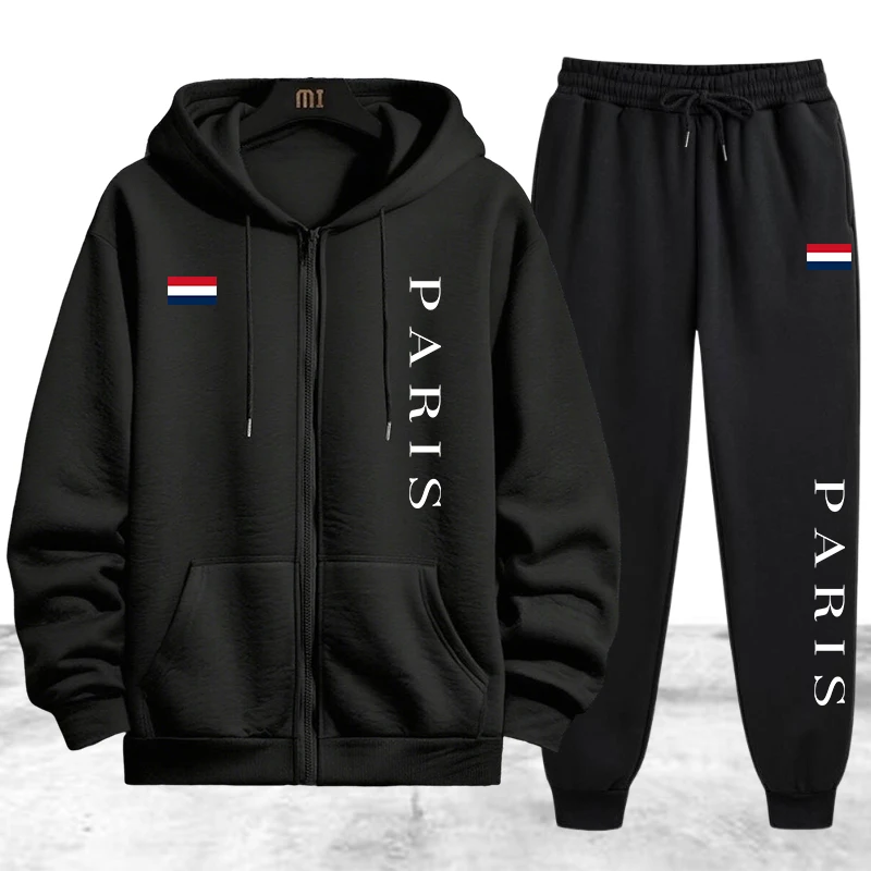 ชุดวอร์มผู้ชาย Paris Printing  - Winter Clothing Material บทวิจารณ์และราคา