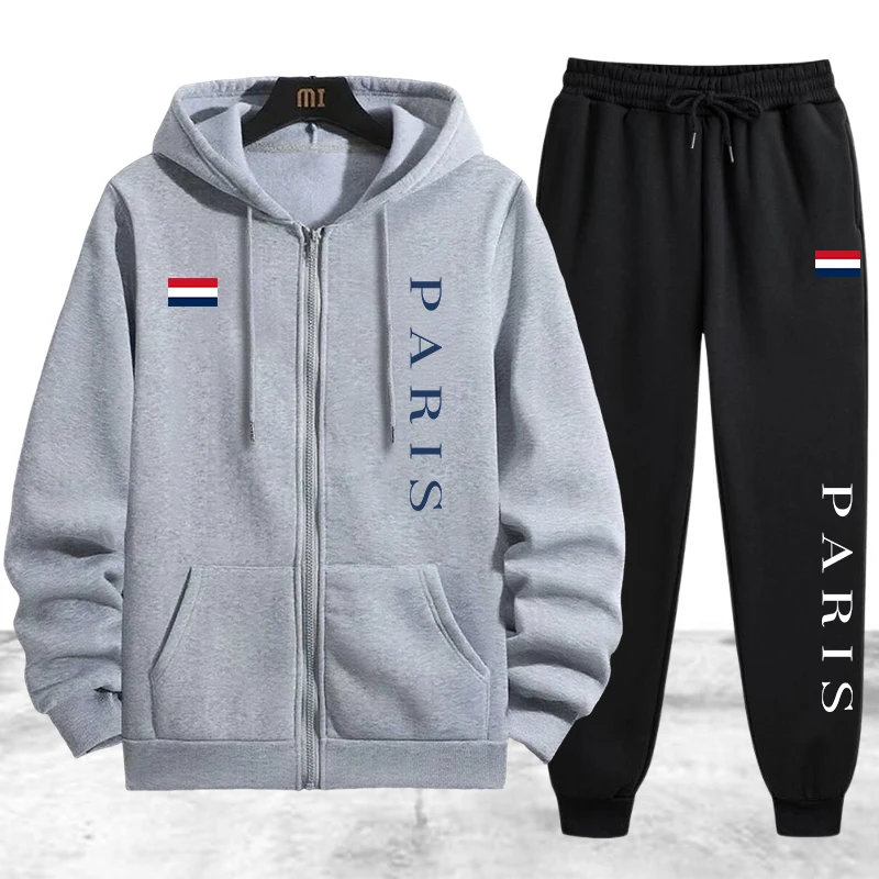 ชุดวอร์มผู้ชาย Paris Printing  - Winter Clothing Material บทวิจารณ์และราคา