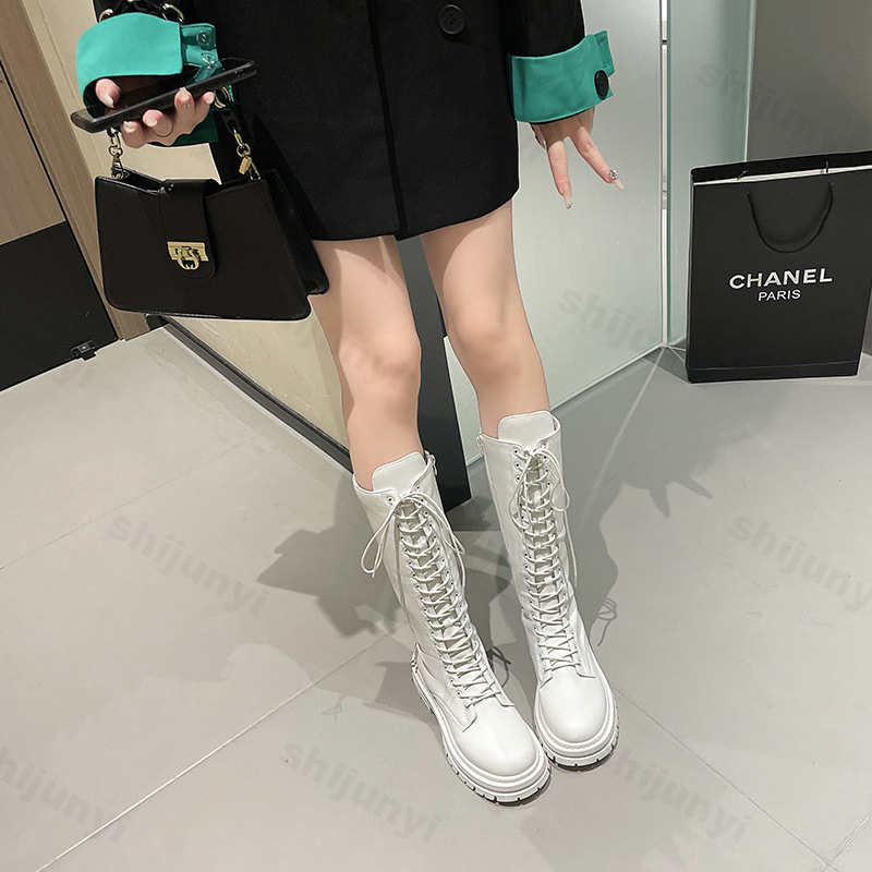 รองเท้าบูทส้นตึกทรงนักรบสำหรับ - Winter Clothing Material บทวิจารณ์และราคา