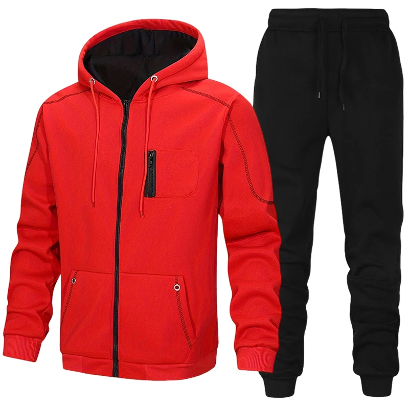 ชุดวอร์มแฟชั่นผู้ชาย เสื้อฮู้ด - Winter Clothing Material บทวิจารณ์และราคา