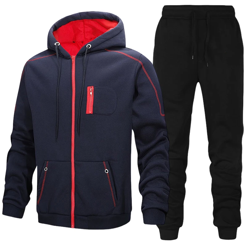 ชุดวอร์มแฟชั่นผู้ชาย เสื้อฮู้ด - Winter Clothing Material บทวิจารณ์และราคา