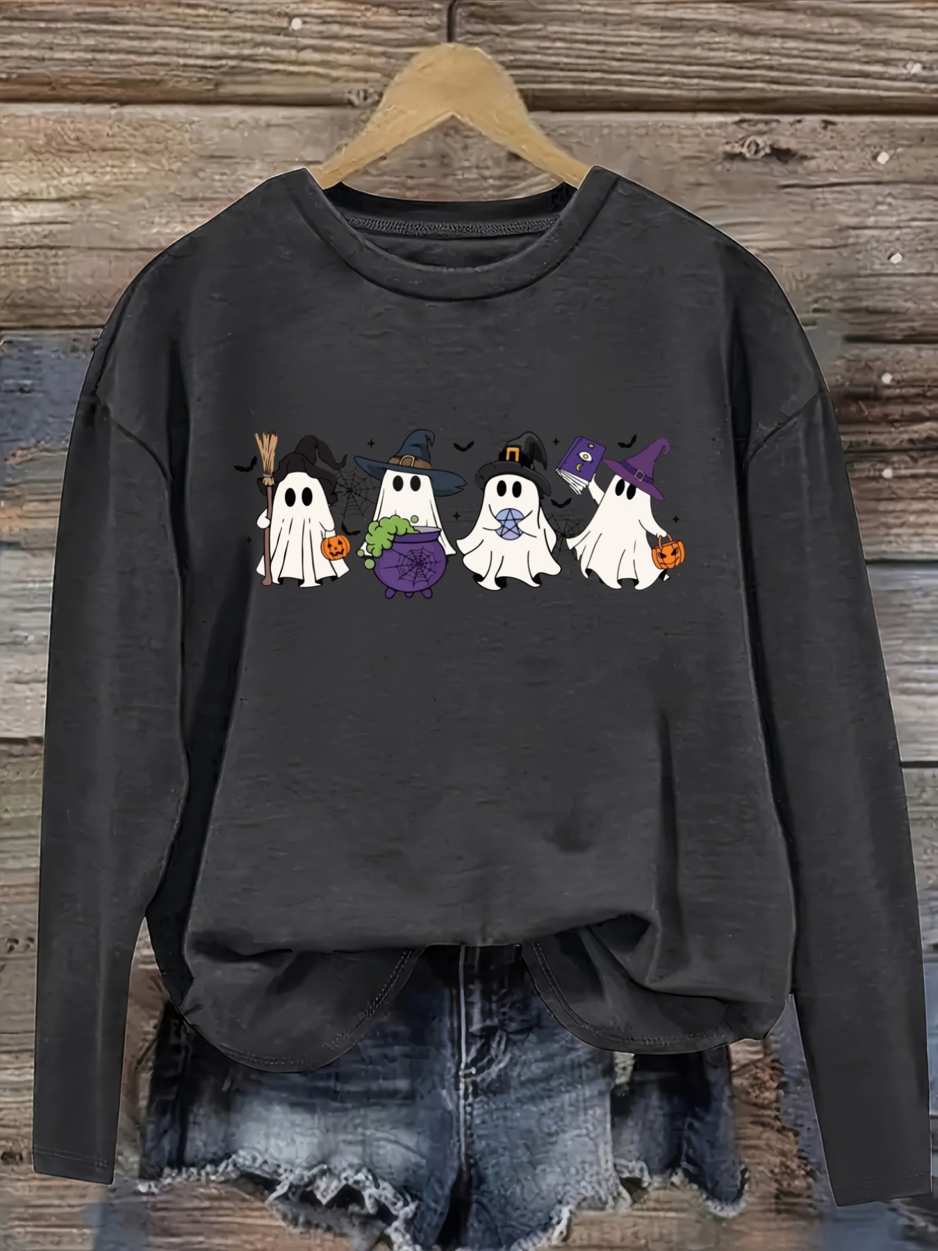 เสื้อยืดแขนยาวคอกลมลำลองสำหรับ - Winter Clothing Cute บทวิจารณ์และราคา