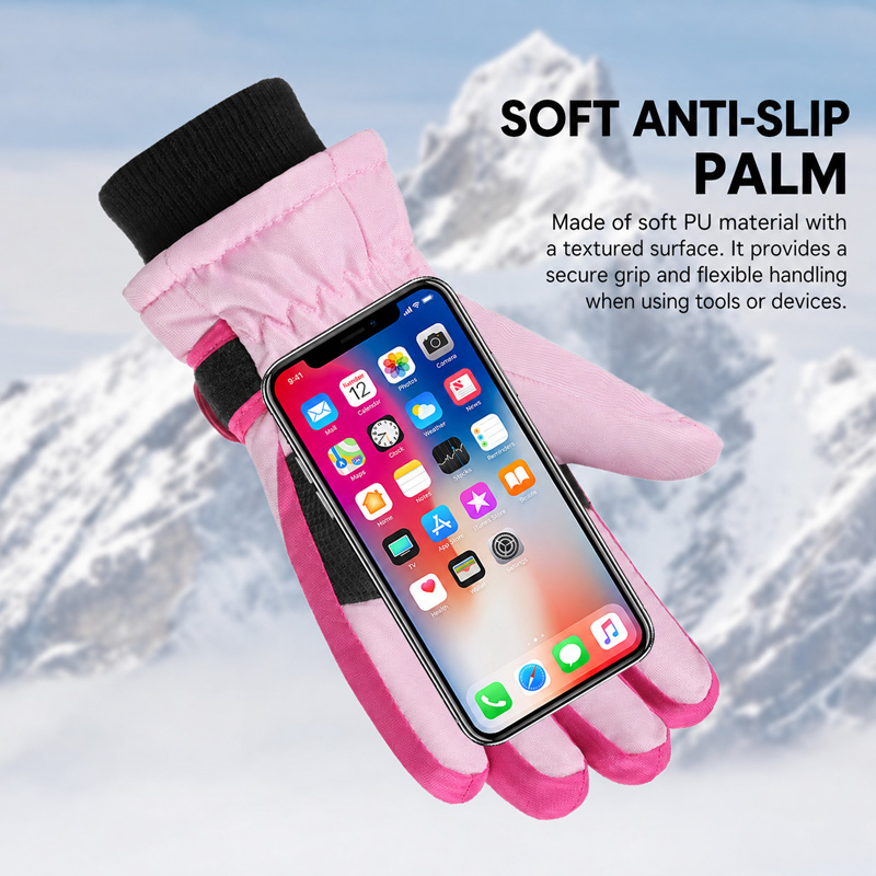 ถุงมือสกีฤดูหนาวสำหรับเด็กกันน - Waterproof Mitten Ski บทวิจารณ์และราคา