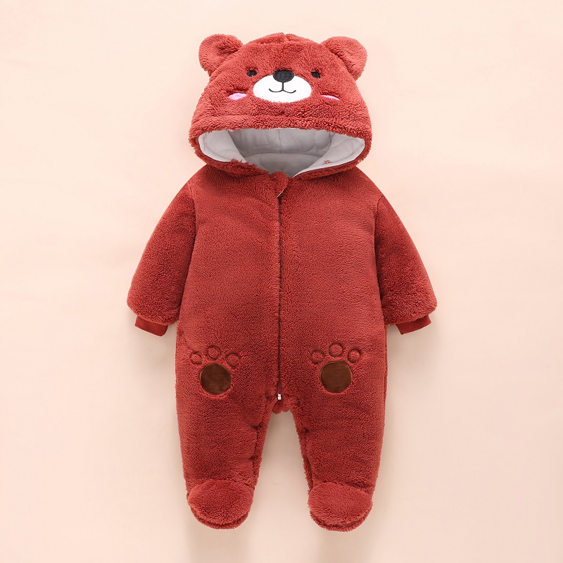 ชุดหมีสำหรับเด็กทารก0-12ม. ชุด - Winter Clothing For 1 Year Old Girl บทวิจารณ์และราคา