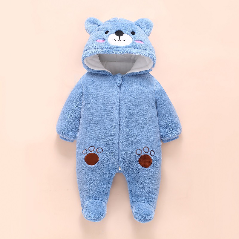 ชุดหมีสำหรับเด็กทารก0-12ม. ชุด - Winter Clothing For 1 Year Old Girl บทวิจารณ์และราคา