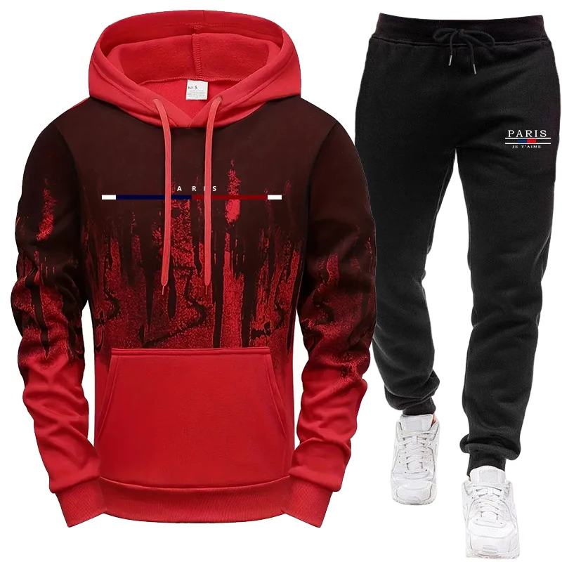 ชุดผู้ชาย/เสื้อฮู้ด/กางเกง ชุด - Winter Clothing Fashion บทวิจารณ์และราคา