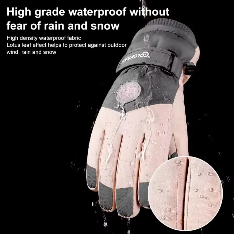 ถุงมือสกีกันน้ำสำหรับผู้หญิง ถ - Waterproof Mitten Ski บทวิจารณ์และราคา