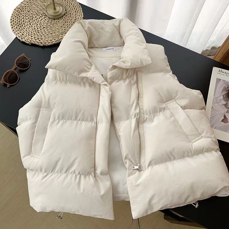 เสื้อกั๊กบุนวมผ้าฝ้ายแฟชั่นผู้ - Padded Vest Gilet บทวิจารณ์และราคา