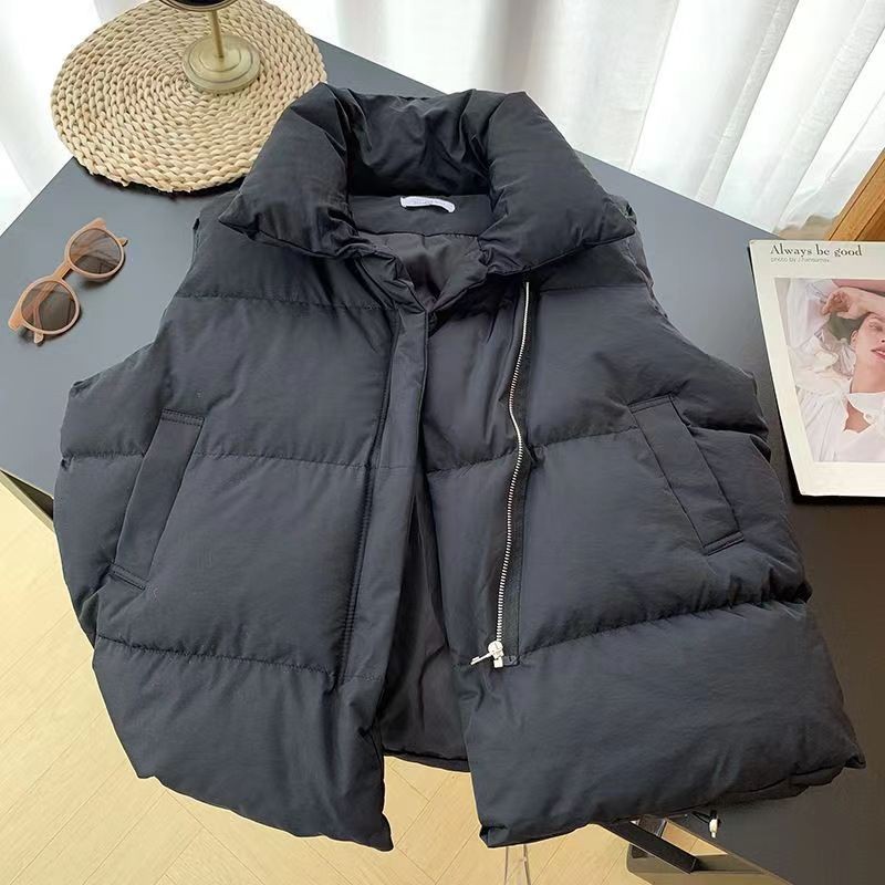 เสื้อกั๊กบุนวมผ้าฝ้ายแฟชั่นผู้ - Padded Vest Gilet บทวิจารณ์และราคา