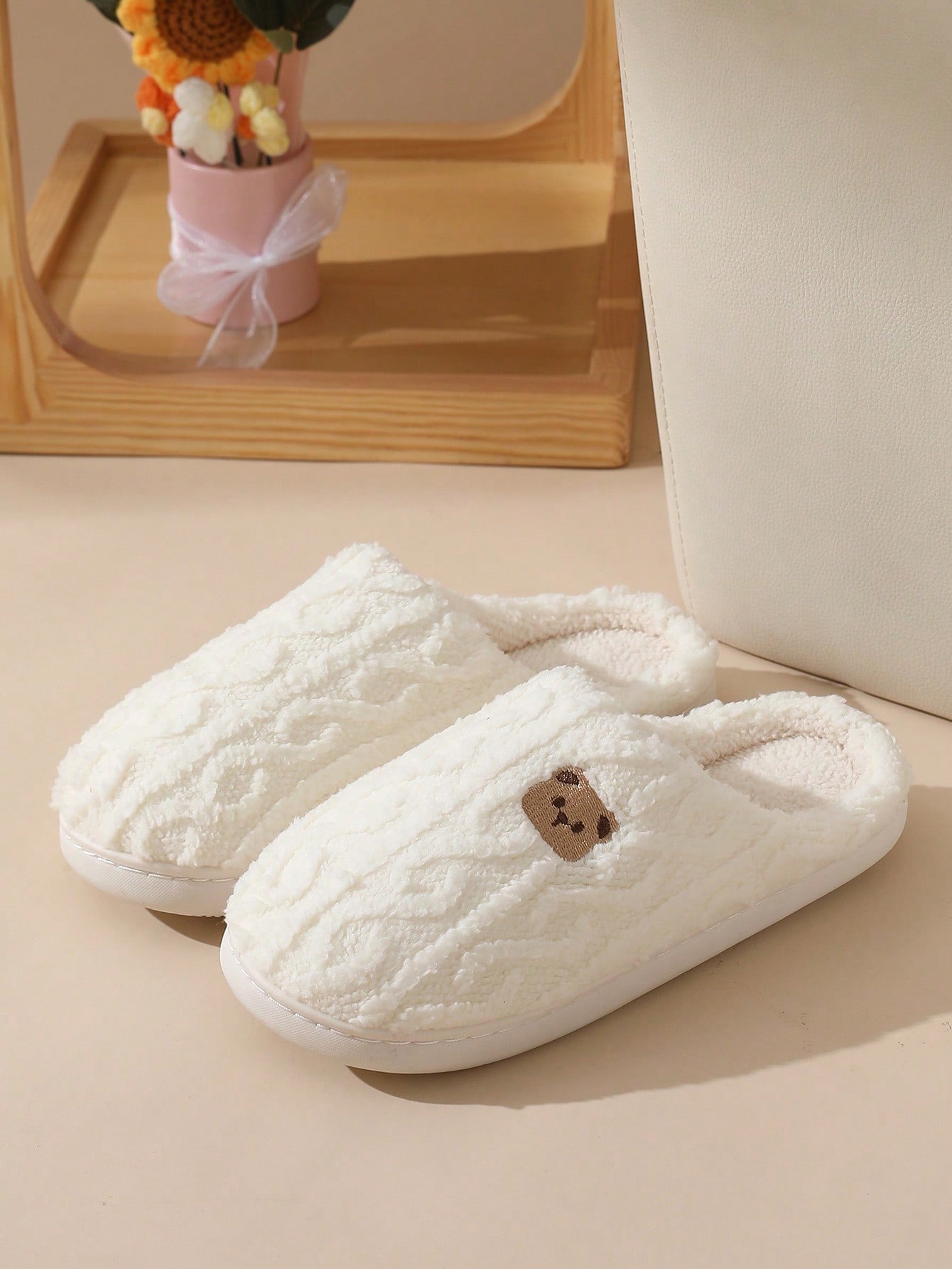 รองเท้าแตะผ้าฝ้ายอุ่นสำหรับผู้ - Winter Clothing Material บทวิจารณ์และราคา