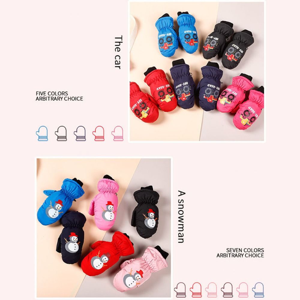 ถุงมือกันหิมะสำหรับเด็ก Snow M - Waterproof Mitten Ski บทวิจารณ์และราคา