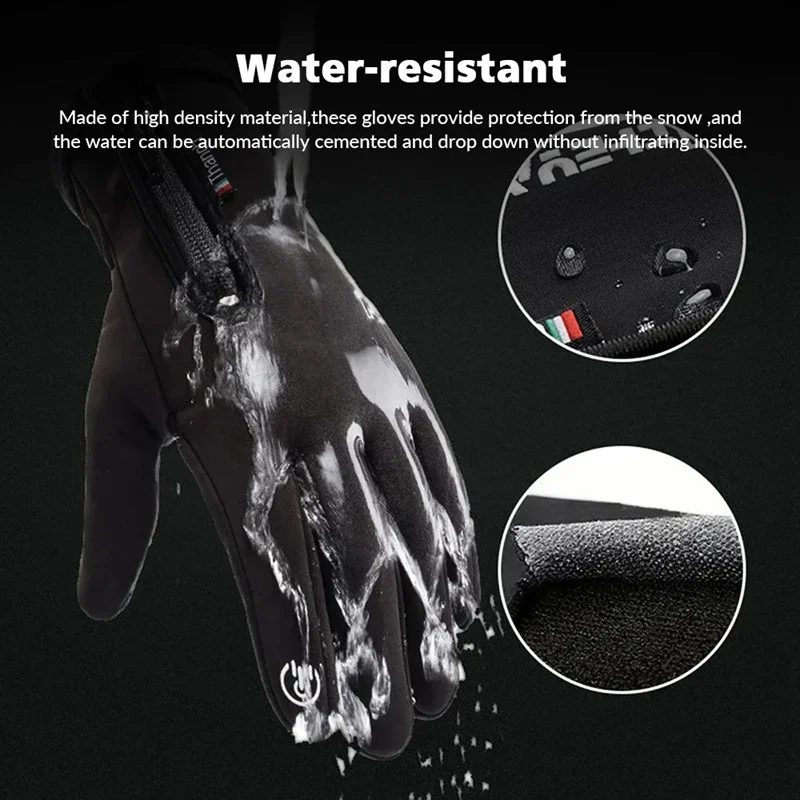 ถุงมือปั่นจักรยานกันน้ำ ถุงมือ - Waterproof Mitten Ski บทวิจารณ์และราคา