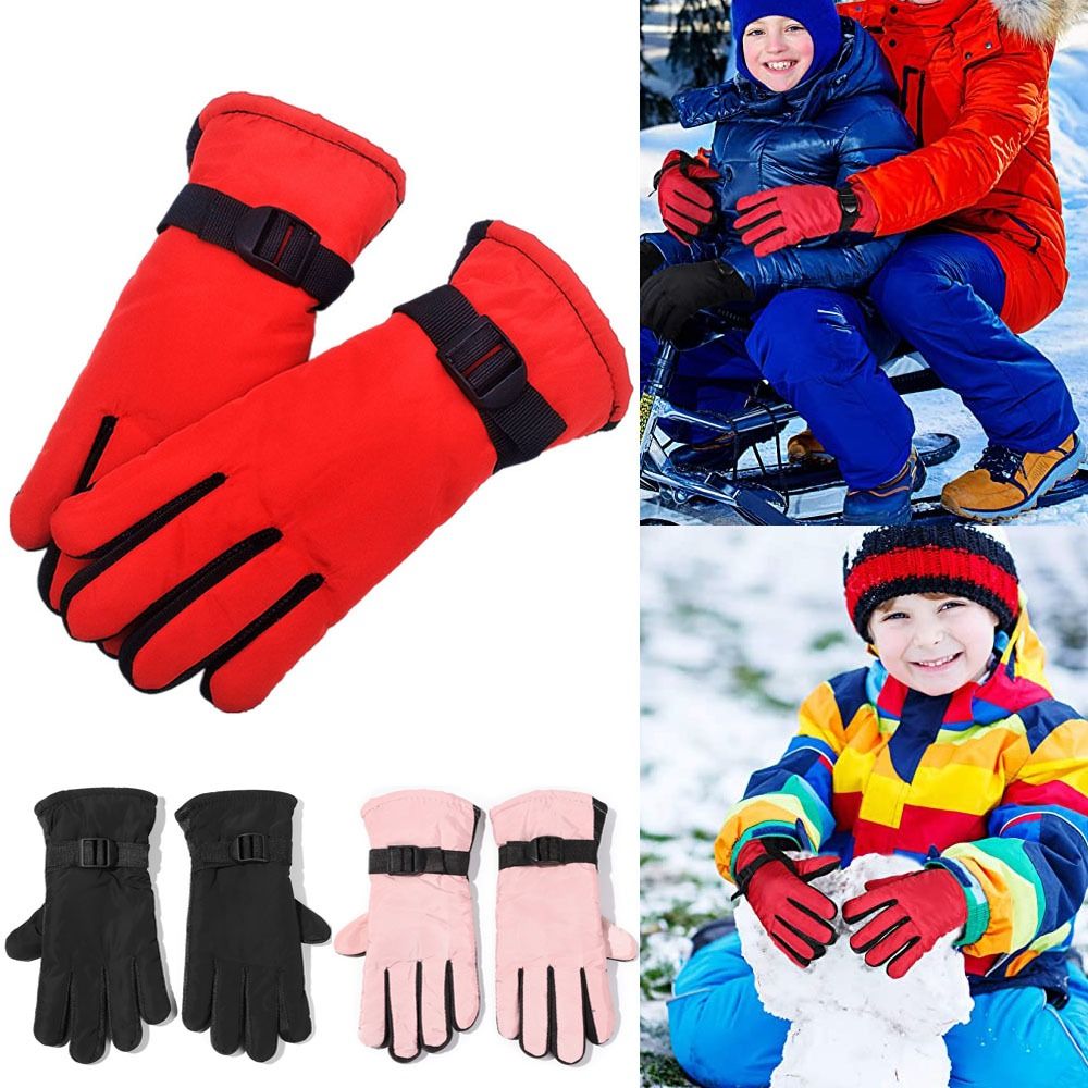 เด็กใหม่ผู้ใหญ่ฤดูหนาวหิมะถุงม - Waterproof Mitten Ski บทวิจารณ์และราคา