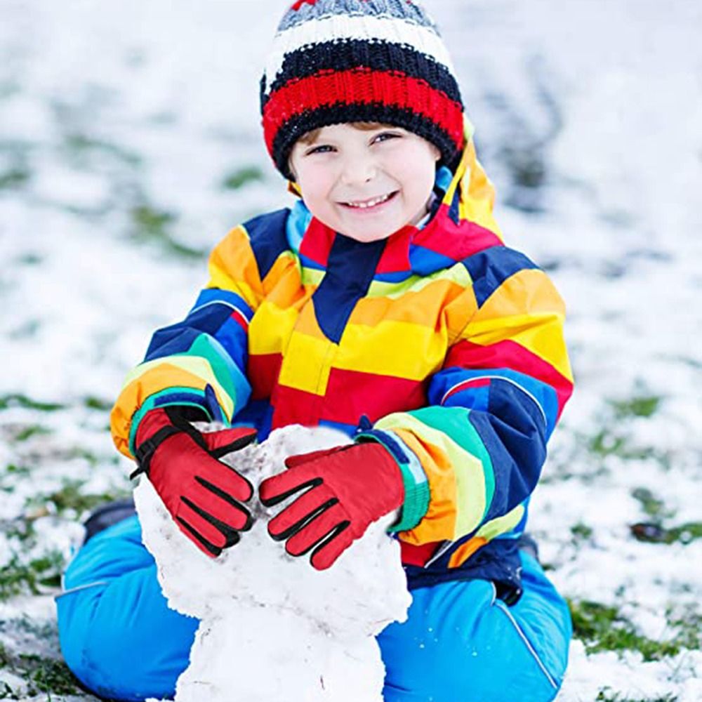 เด็กใหม่ผู้ใหญ่ฤดูหนาวหิมะถุงม - Waterproof Mitten Ski บทวิจารณ์และราคา