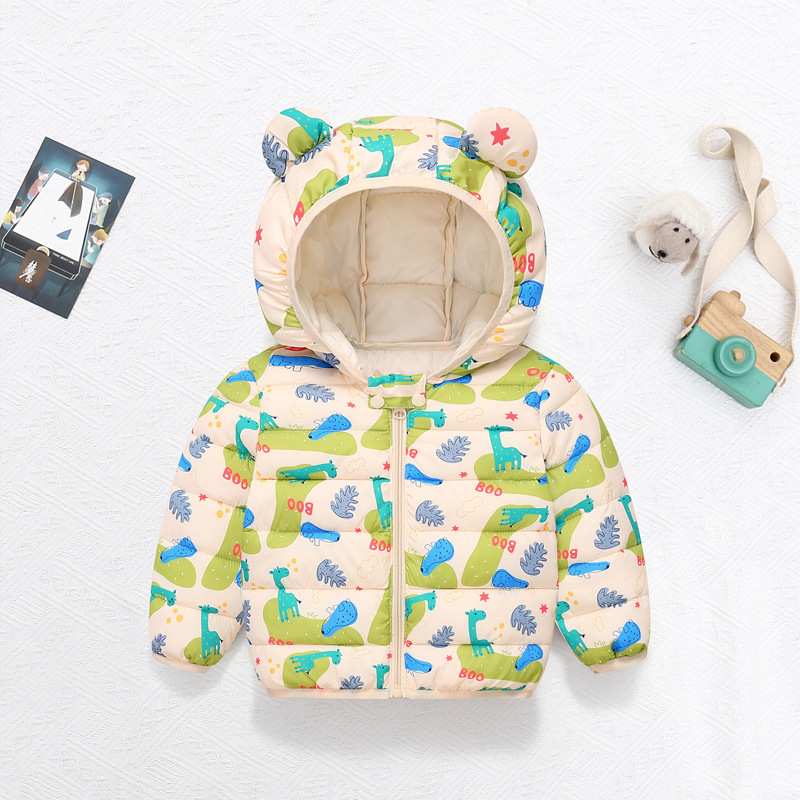 เด็กฝ้ายเสื้อเด็กการ์ตูนลงเสื้ - Winter Clothing For 1 Year Old Girl บทวิจารณ์และราคา