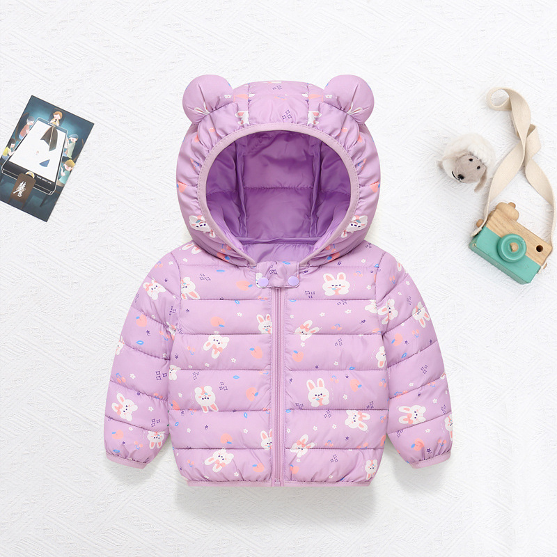 เด็กฝ้ายเสื้อเด็กการ์ตูนลงเสื้ - Winter Clothing For 1 Year Old Girl บทวิจารณ์และราคา