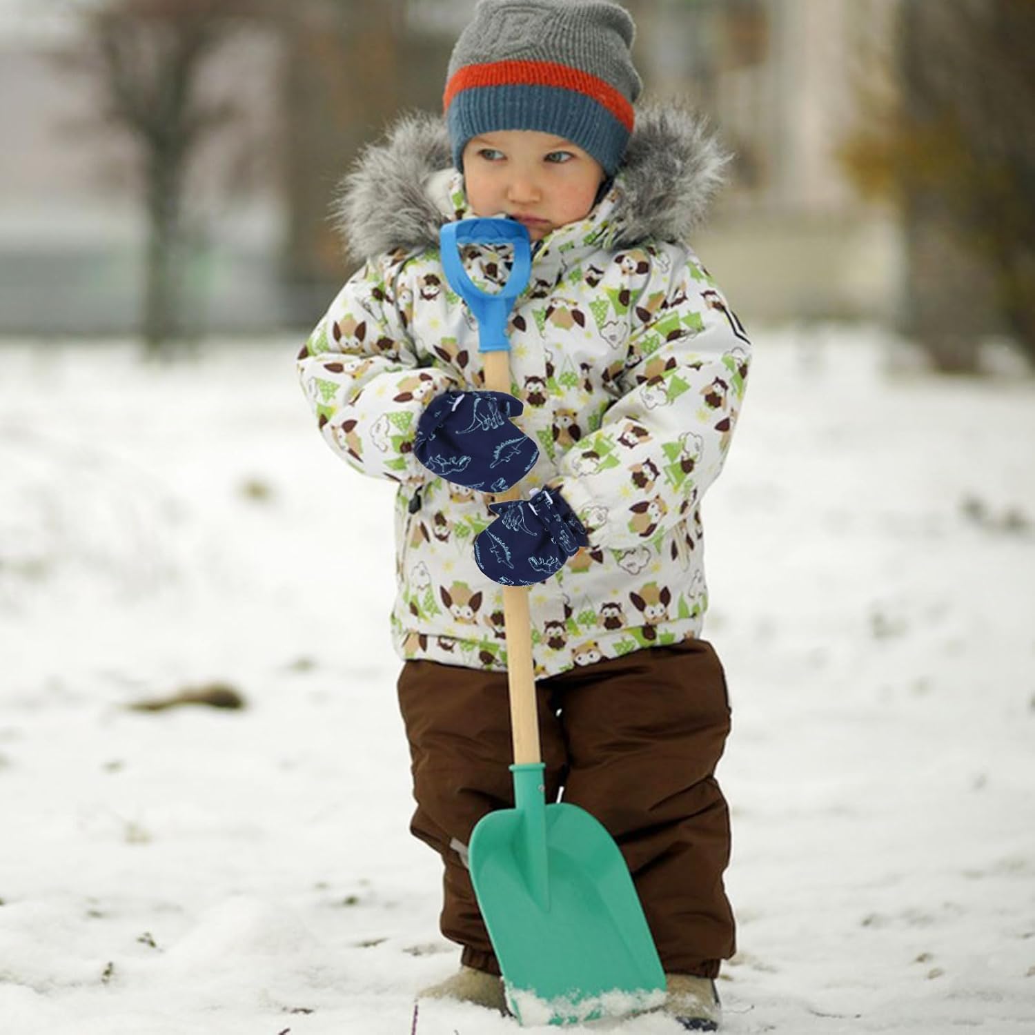 ถุงมือเด็กวัยหัดเดิน ถุงมือเด็ - Waterproof Mitten Ski บทวิจารณ์และราคา