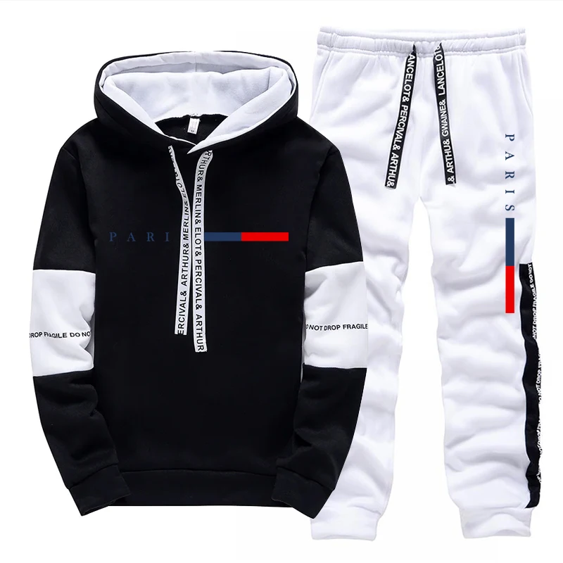 ชุดเซ็ตผู้ชาย/เสื้อฮู้ด/กางเกง - Winter Clothing Fashion บทวิจารณ์และราคา