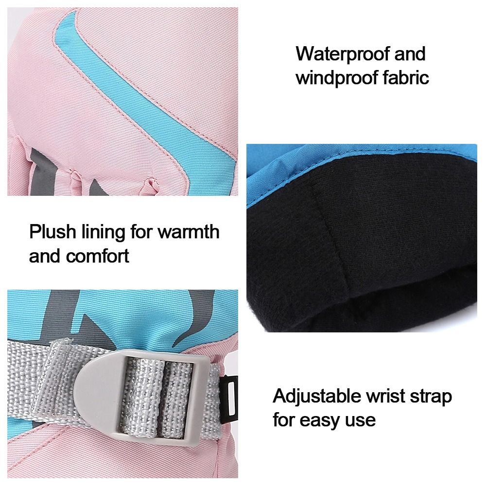 ถุงมือสกีเด็กน่ารักกันลม ถุงมื - Waterproof Mitten Ski บทวิจารณ์และราคา